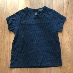The White Company Women’s Navy Blouse